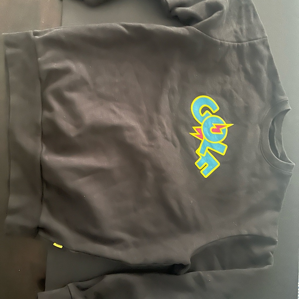 Black Graphic Sweatshirt